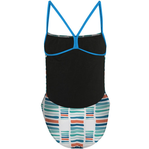 Blocks "Y" Back Swimsuit, view 2