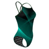 Green Matrix Skinny Strap Swimsuit