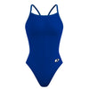 Solid Navy - Skinny Strap Swimsuit