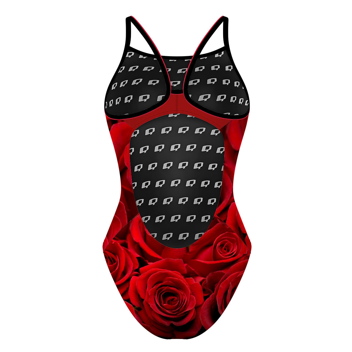 Radiant Roses - Skinny Strap Swimsuit