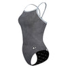 Gray Suede - Skinny Strap Swimsuit