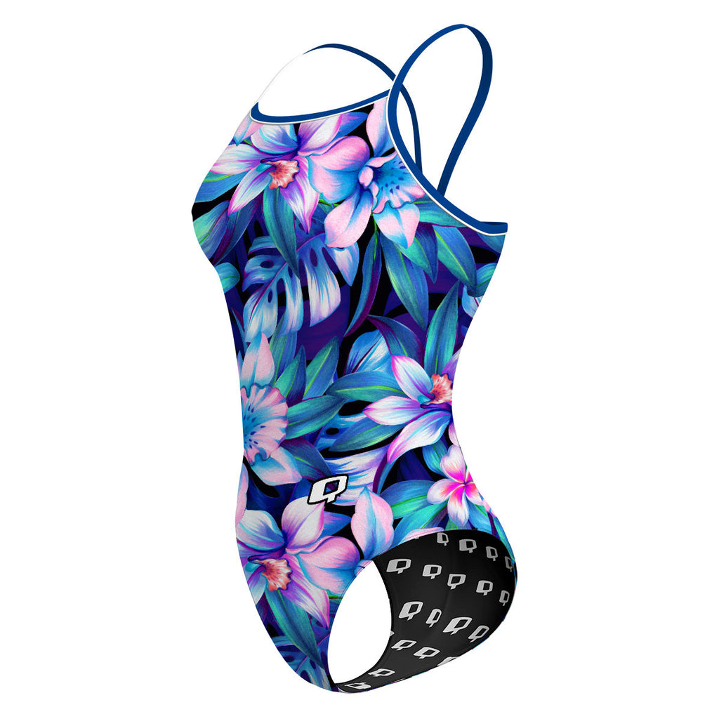 Outstanding Orchids - Sunback Tank Swimsuit