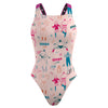 Wrestling Drawings - Classic Strap Swimsuit