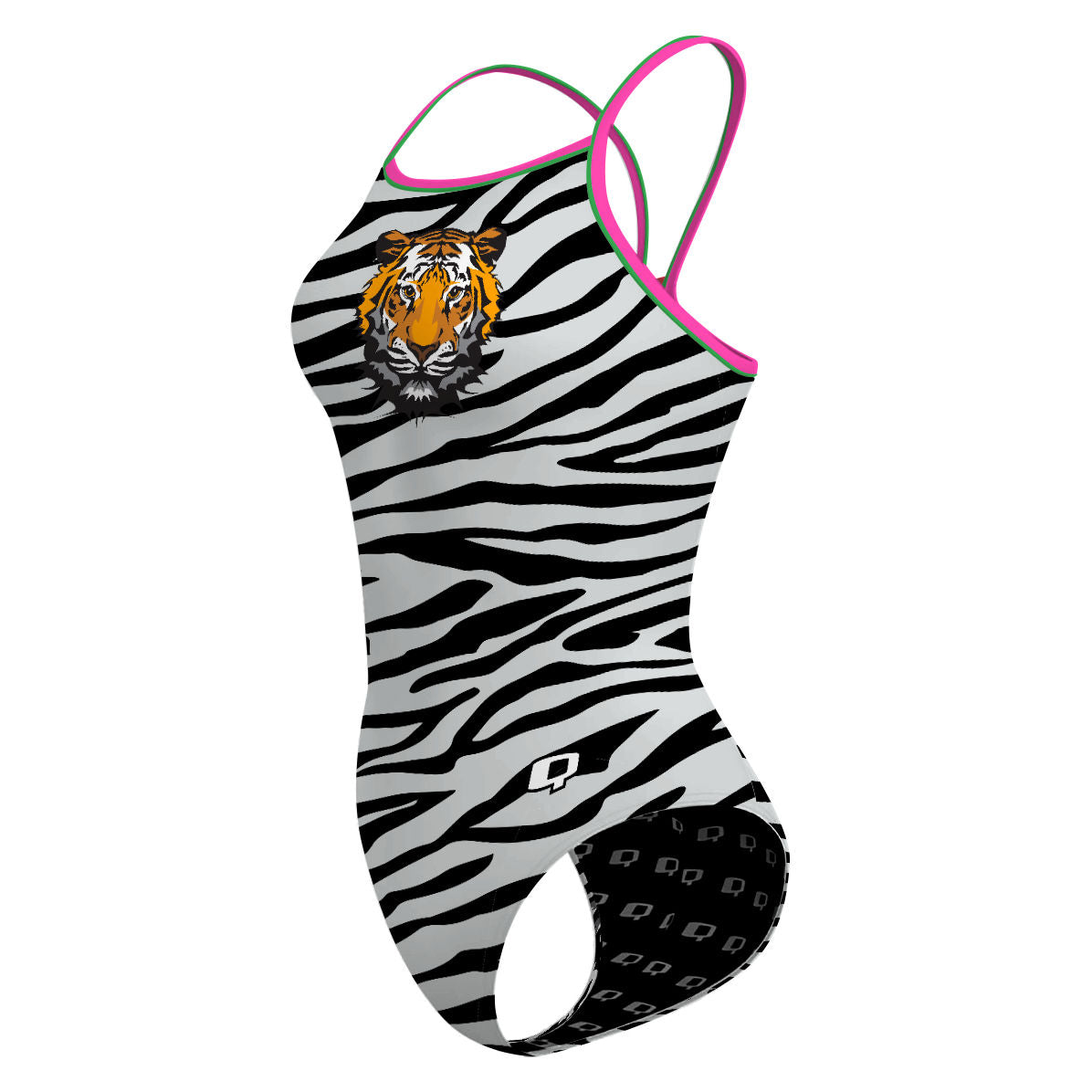 Tigress silver - Skinny Strap