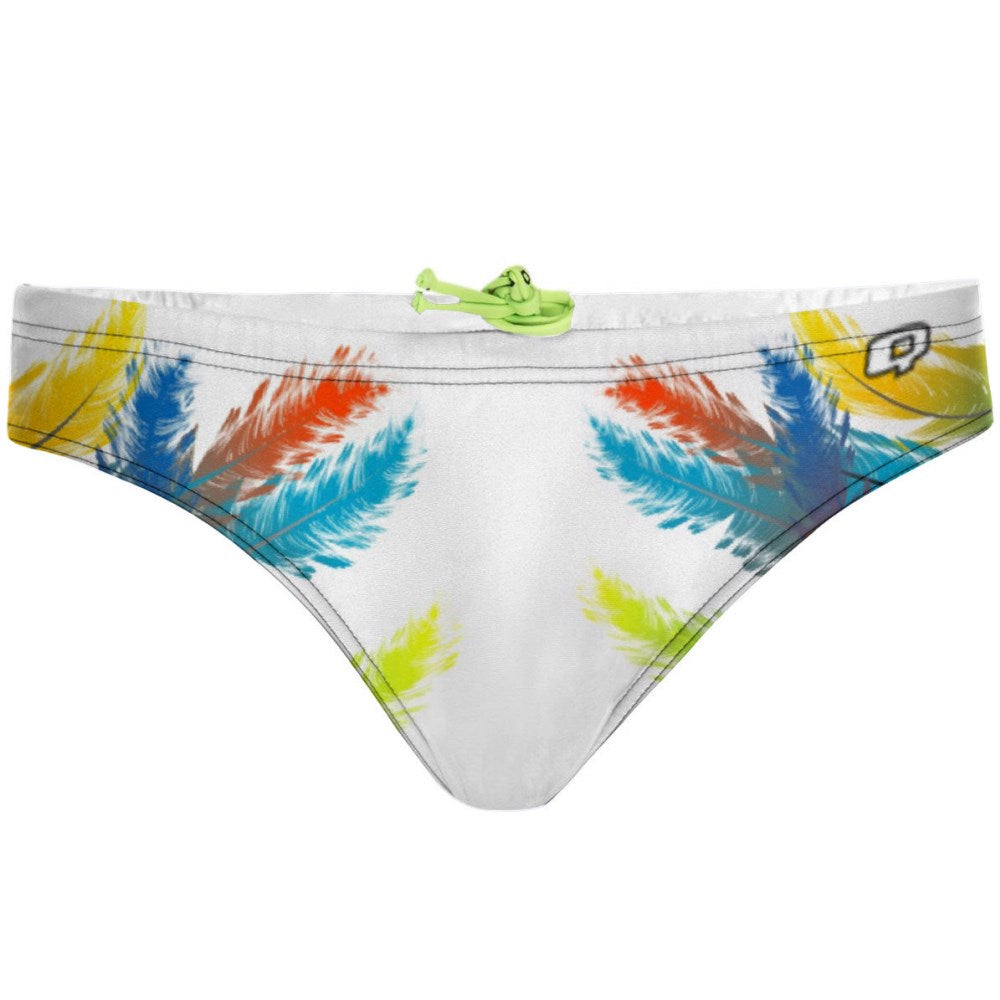 Colorful Peacock Bandeau Bikini Bottom