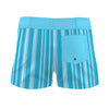 Light Blue Vertical Stripes - Women Board Shorts