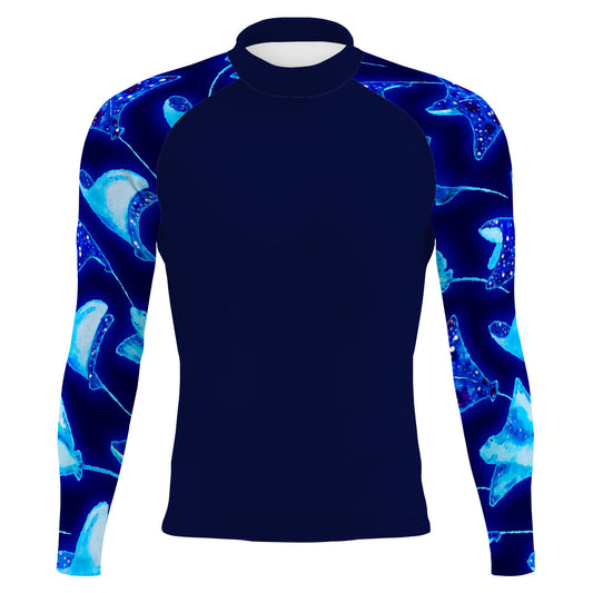 Manta Rays - Men's Surf UPF50+ Long Sleeve Rash Guard