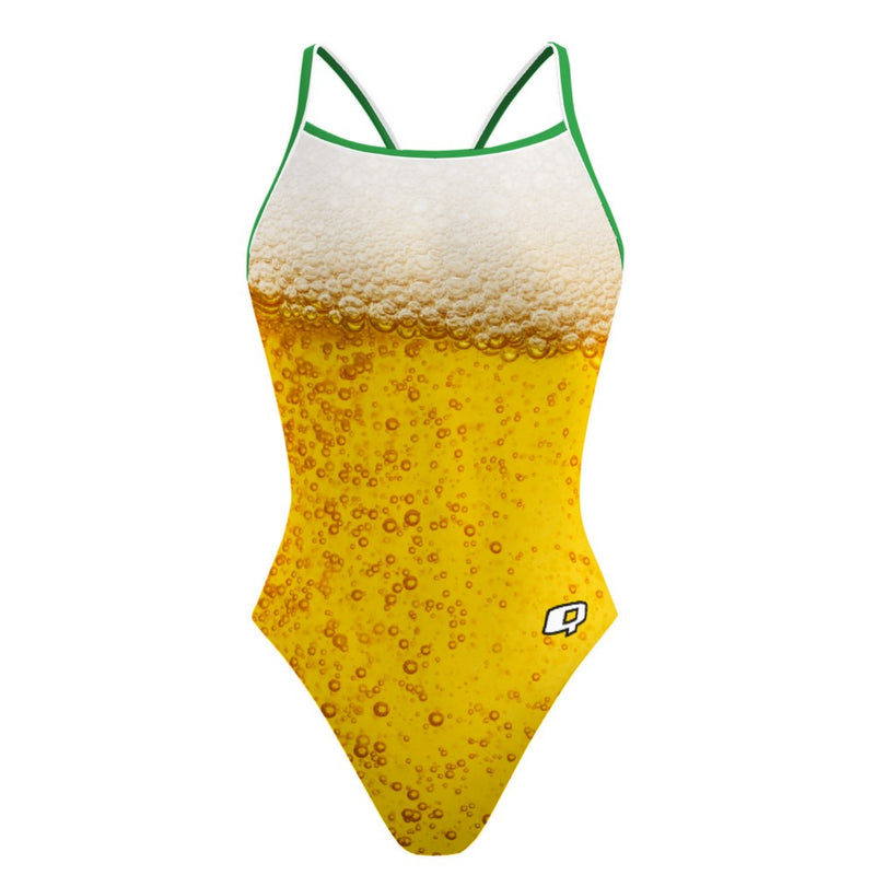Beer with me Skinny Strap Swimsuit