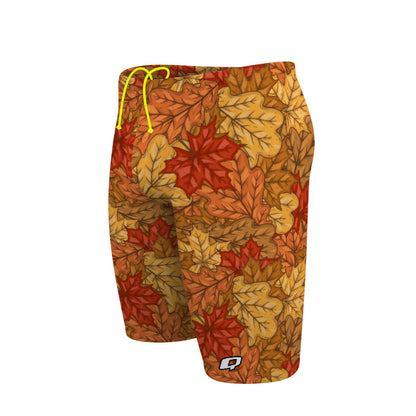 Yellow Leafs Jammer Swimsuit