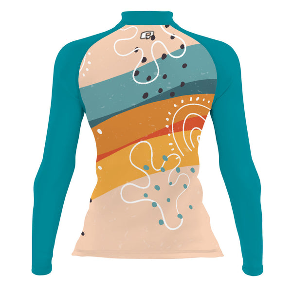Sunset Strips V1 - Women's Surf UPF50+ Long Sleeve Rash Guard