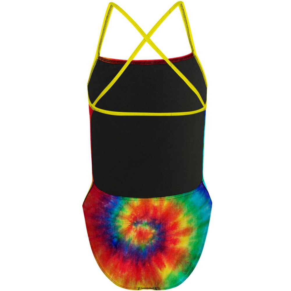 Tie Dye - Q "X" Back Swimsuit