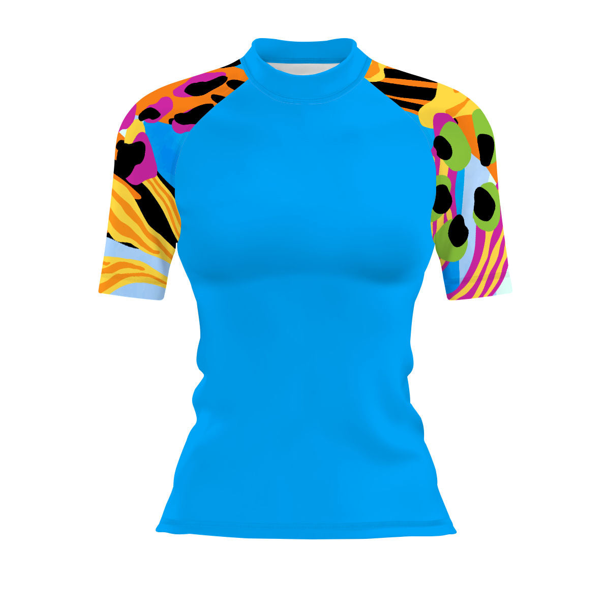 Underwater Spring - Women's Surf UPF50+ Short Sleeve Rash Guard