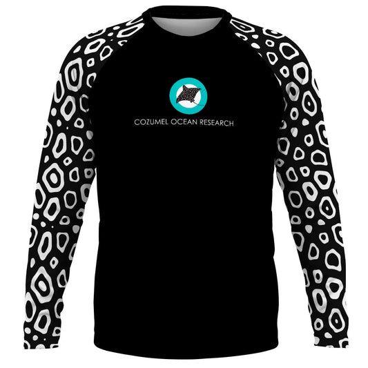 COR Black Raya - Loose Fit UPF50+ Long Sleeve Rash guard