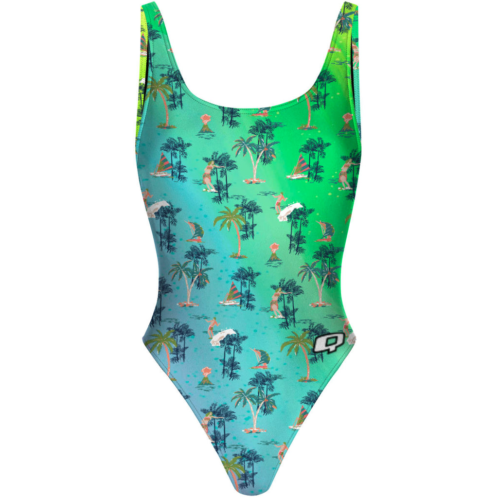 Mahalo - High Hip One Piece Swimsuit