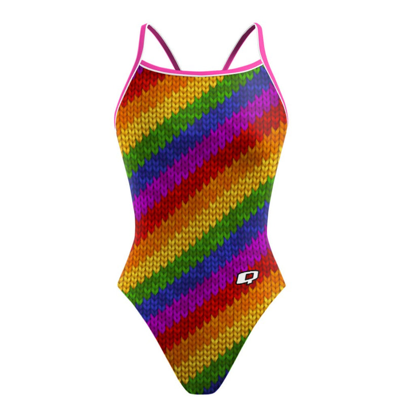 Crochet Rainbow - Sunback Tank Swimsuit