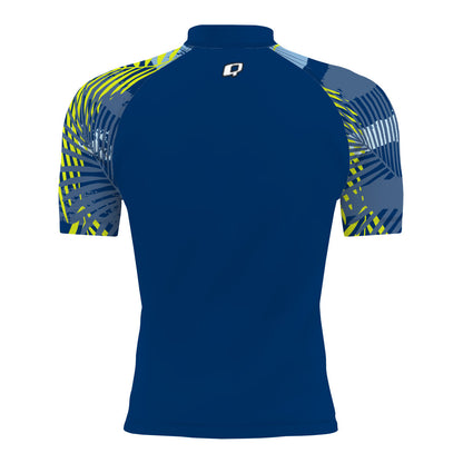 Tropical Palm - Men's Surf UPF50+ Short Sleeve Rash Guard