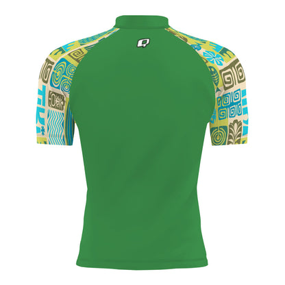 Tiki Waves - Men's Surf UPF50+ Short Sleeve Rash Guard