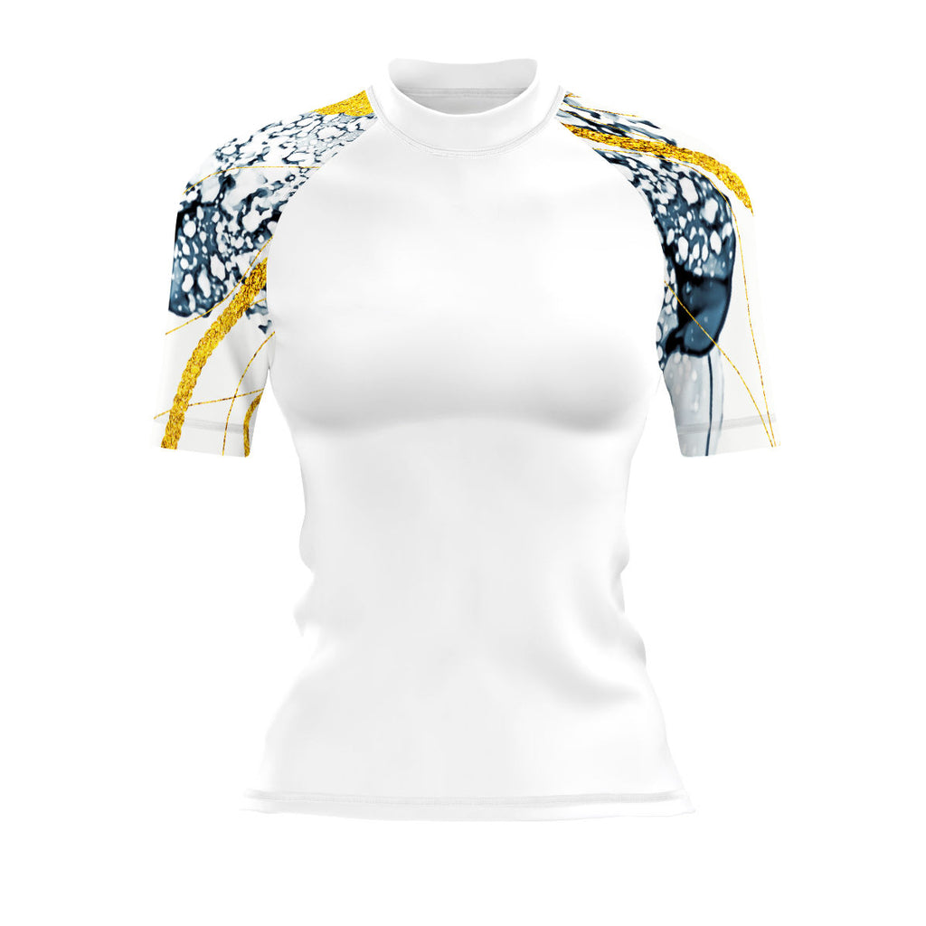 Ivory - Women's Surf UPF50+ Short Sleeve Rash Guard