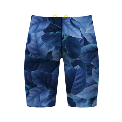 Blue Winter Leaves - Jammer Swimsuit