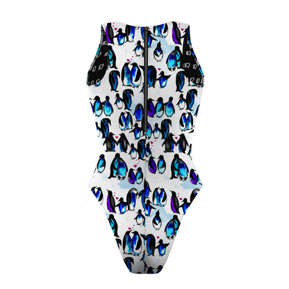You are my Penguin Women Waterpolo Swimsuit Cheeky Cut, view 4