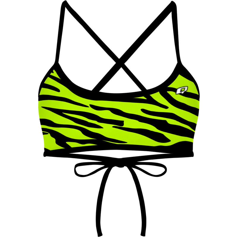 Spring Tiger  Ciara Tieback Bikini Top