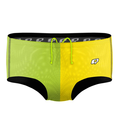 Tricolor Black, Green and Yellow Drag Suit