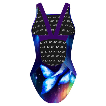 Whale Tail Borealis - Classic Strap Swimsuit