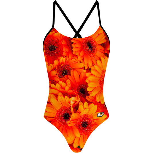 Dazzling Daisy - Tieback One Piece Swimsuit