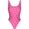 Pink Q - High Hip One Piece Swimsuit