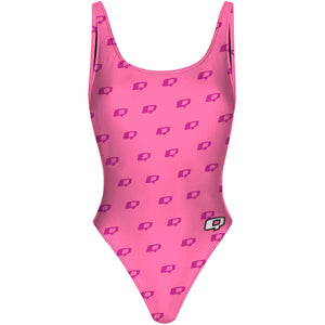 Pink Q - High Hip One Piece Swimsuit