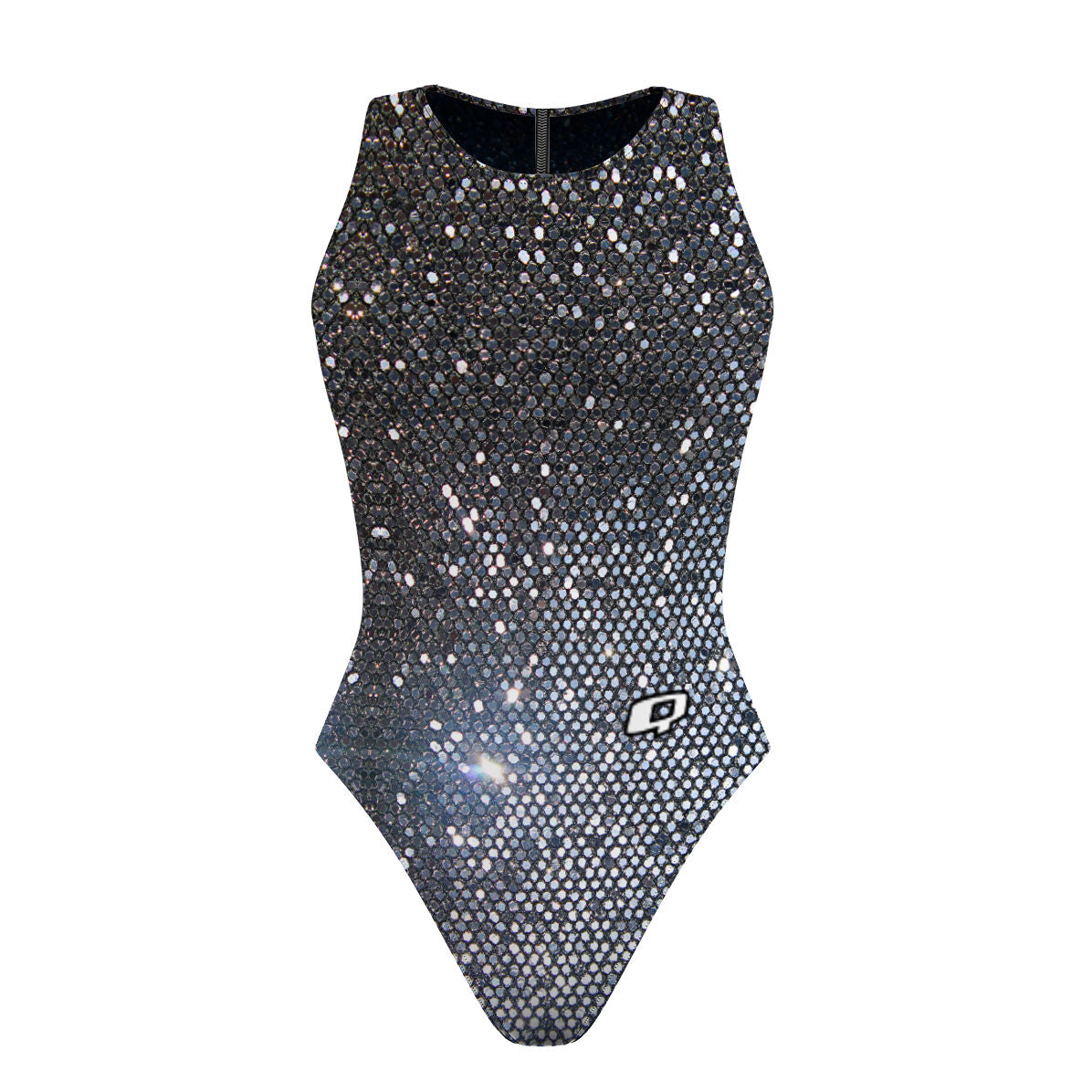 Glamorous/Glitter Bomb Women Waterpolo Reversible Swimsuit Classic Cut