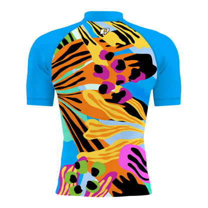 Underwater Spring V1 - Men's Surf UPF50+ Short Sleeve Rash Guard