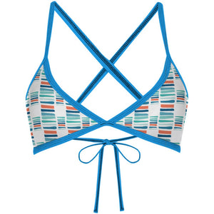 Blocks Tieback Bikini Top