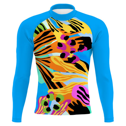 Underwater Spring V1 - Men's Surf UPF50+ Long Sleeve Rash Guard