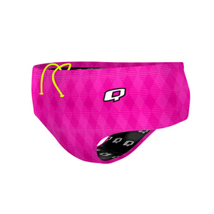 Hot Pink Plaid - Classic Brief Swimsuit