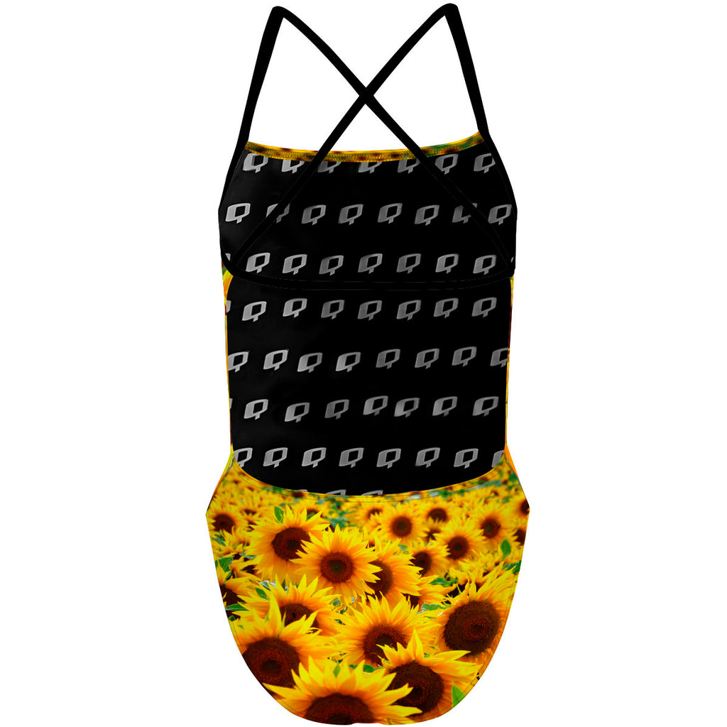 Sunny Sunflowers - "X" Back Swimsuit