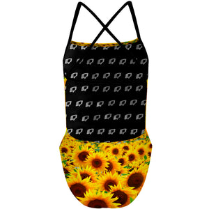 Sunny Sunflowers - "X" Back Swimsuit