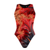 Fiery Fractals - Women Waterpolo Swimsuit Classic Cut