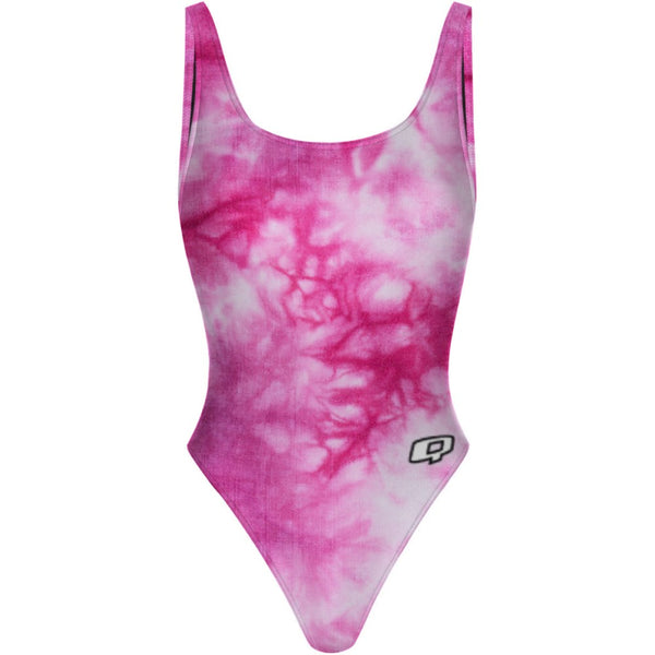 Tie Dye Pink - High Hip One Piece