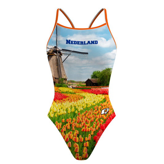 Nederland - Skinny Strap Swimsuit