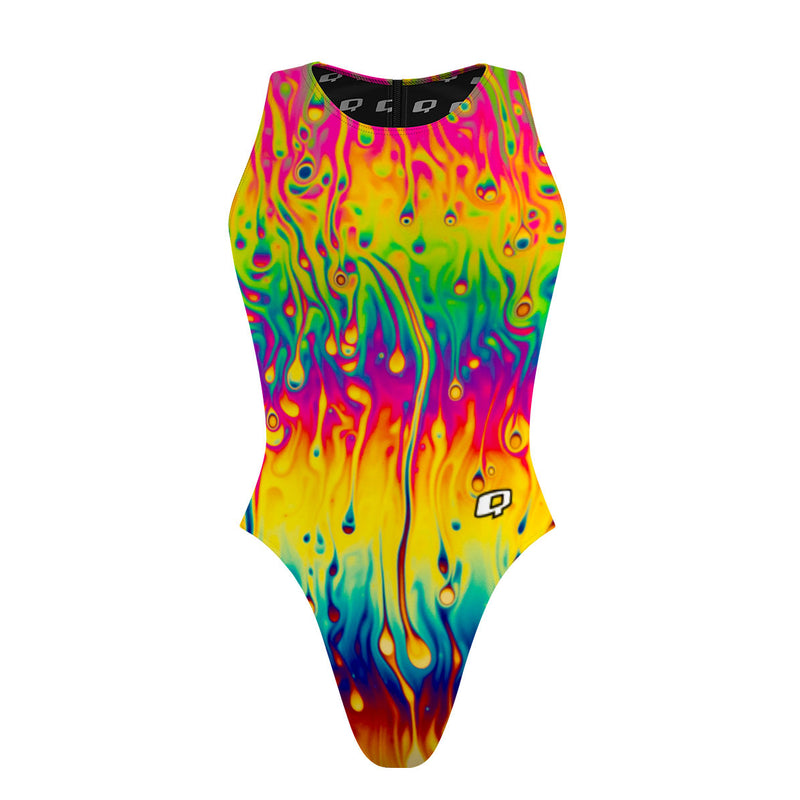 Melt Tie Dye - Women Waterpolo Swimsuit Cheeky Cut