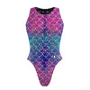 Mermaid Scales - Women Waterpolo Swimsuit Cheeky Cut