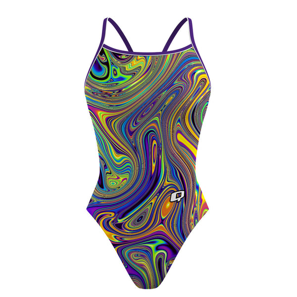 Psychedelic- Sunback Tank Swimsuit