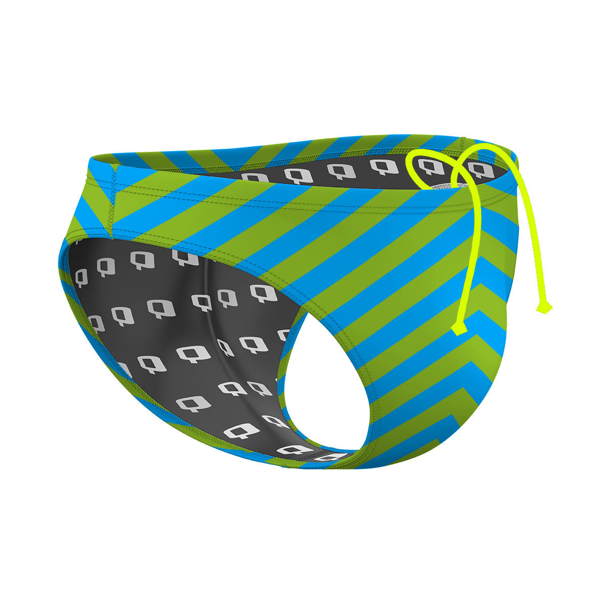 Diva One Way Verde Guia - Waterpolo Brief Swimsuit