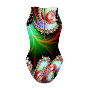 Rhythmic Lightning - Women Waterpolo Swimsuit Classic Cut