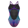 Mermaid Scales Skinny Strap Swimsuit