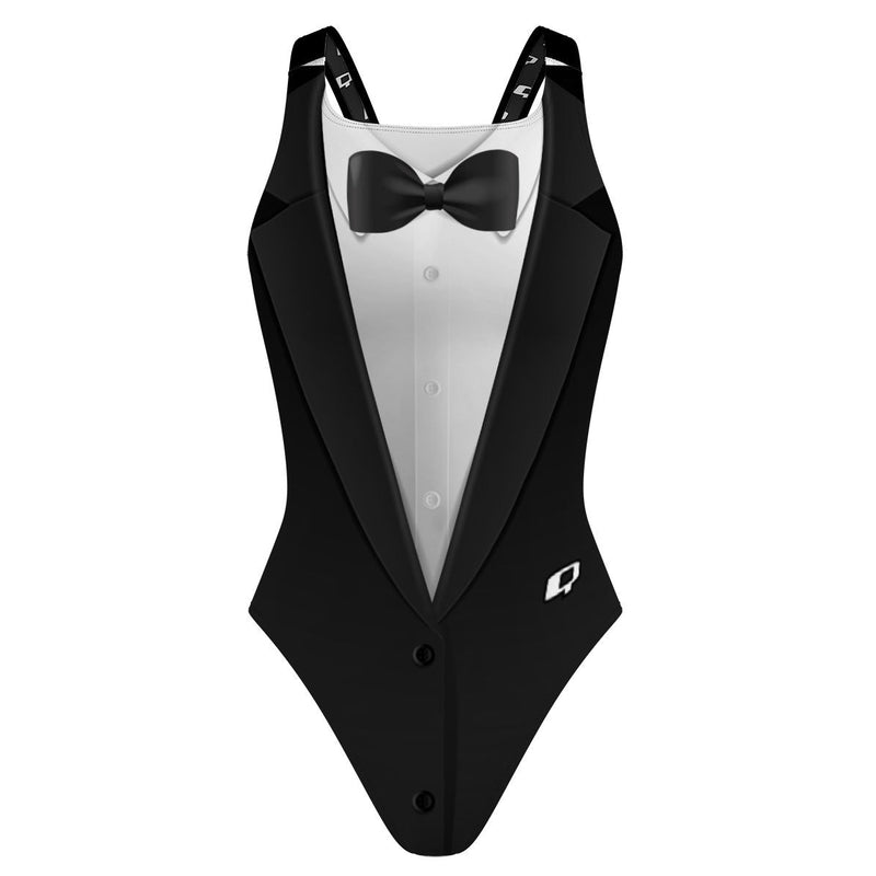 Black Tie - Classic Strap Swimsuit