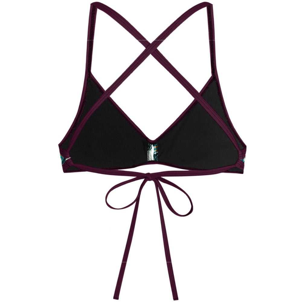Flower Forest Demi Tieback Bikini Top