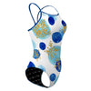 Bright Snowy Skinny Strap Swimsuit