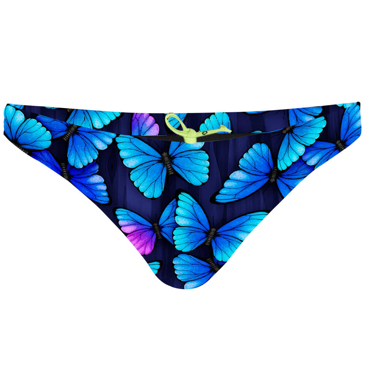 Blue Butterfly - Tieback Bikini Bottom